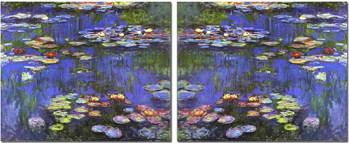 landscape Water Lilies set